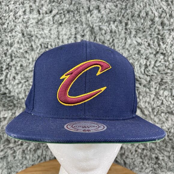 Cleveland Cavaliers Mitchell & Ness NBA Snapback Adjustable Hat Cap - Picture 1 of 10